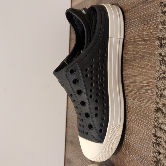 Sketchers Child Black with White Trim Size 12 Foamies:Guzman Steps Aqua Surge - Picture 6 of 11